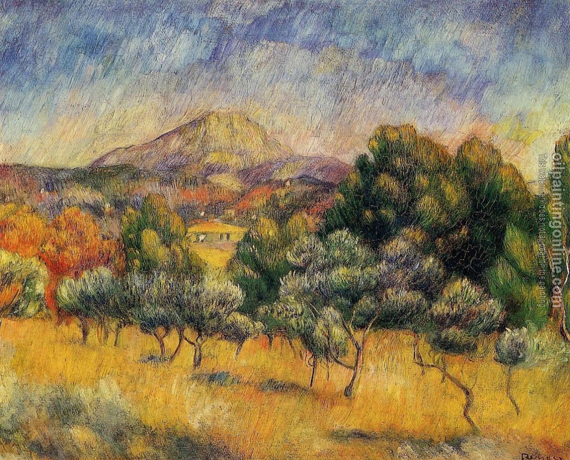 Renoir, Pierre Auguste - Mont Sainte-Victoire